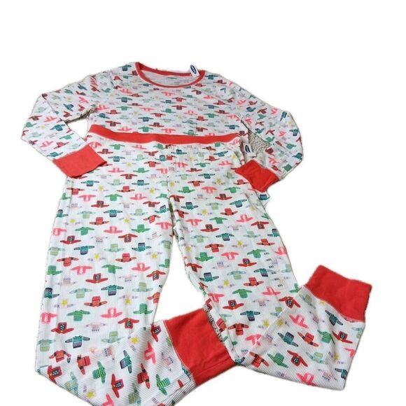 Old Navy Other - NWT Old Navy Women's XXL Pajama Set Waffle Knit Sweater Print PJs 2XL Holiday